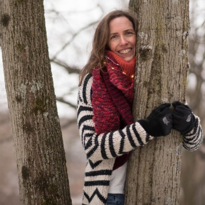 Trauma therapy and rock climbing with guest therapist, Hannah Borden.