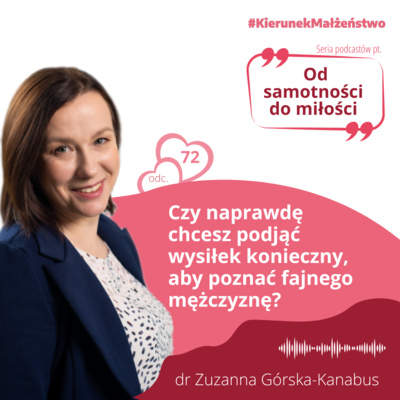 #72 Czy naprawdę chcesz podjąć wysiłek konieczny, aby poznać fajnego mężczyznę?