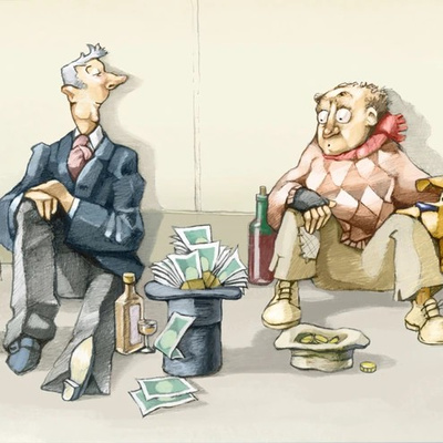 El mito de la redistribución de la riqueza