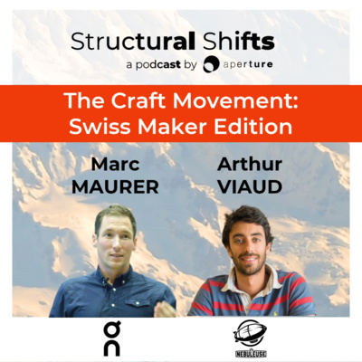 The Craft Movement: Swiss Maker Edition w/ Marc MAURER (On) and Arthur VIAUD (La Nébuleuse)