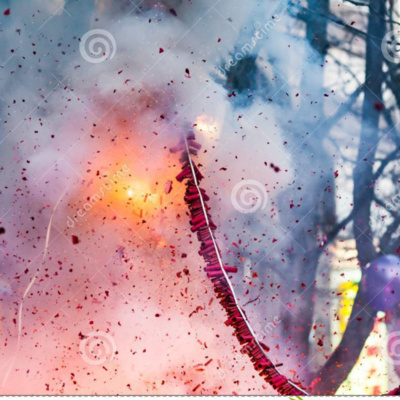 Bursting of firecrackers episode artwork