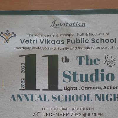 Voice Of VetriVikaas - Students\' Podcast