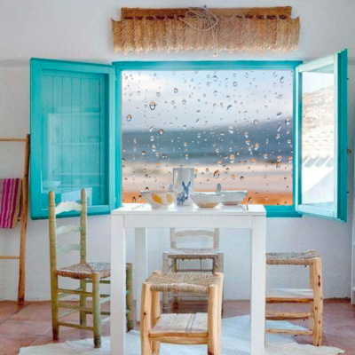 Chuva na praia de Garapuá - Bahia