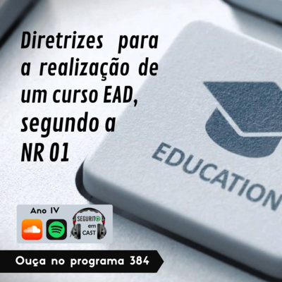 #384 - Diretrizes para a realização de um curso EAD, segundo a NR 01