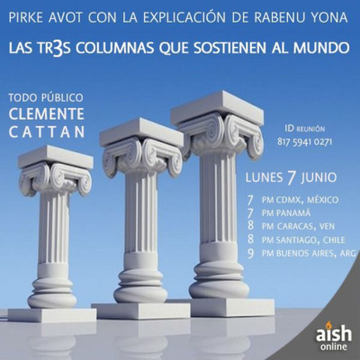 #2 Las tres columnas que sostienen al mundo - Curso Pirke Avot Rabenu Yona episode artwork