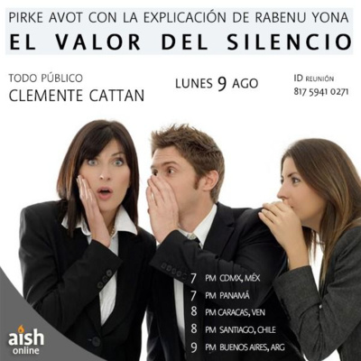 #8 El valor del silencio - Curso Pirke Avot Rabenu Yona