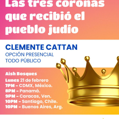 #26 Las tres coronas que recibió el pueblo judío - Curso Pirke Avot Rabenu Yona episode artwork