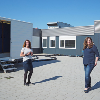 Bernice van der Wolk en Femke Bakker over daklozenopvang in Almere (31 mei 2021)