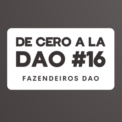 De cero a la DAO