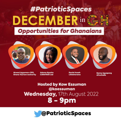 December In Ghana #PatrioticSpaces