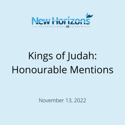 Kings of Judah: Honourable Mentions episode artwork