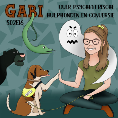 S02E16 Over hulphonden en het omgaan met een conversiestoornis met Gabi Schulenberg