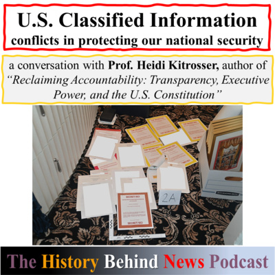 S2E37: History of America's National Security - classified information, Mar-a-Lago documents, separation of powers & free speech