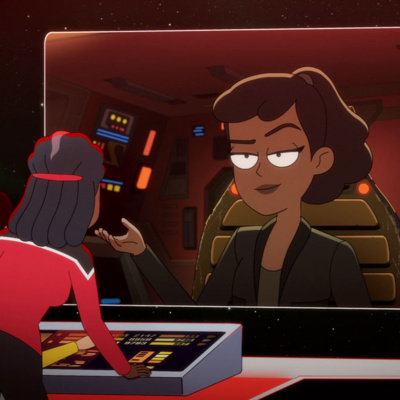 Ep 331-Star Trek Away Missions #54-"A Mathematically Perfect Redemption" "Crisis Point 2:Paradoxus" "Trusted Sources" and "The Stars at Night" (LD S3 Eps 7-10)  episode artwork