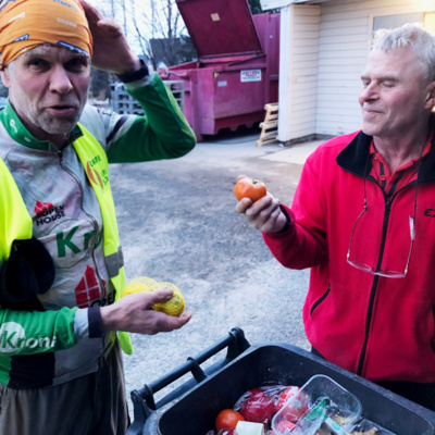 Leif Kagge, en "dumpster diver"