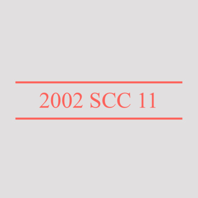 2002 SCC 11 – Summary – Moreau-Bérubé v. New Brunswick (Judicial Council)