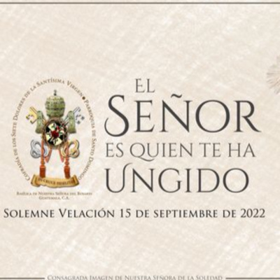 "El Señor es quien te ha Ungido"- Fray Alfonso Molina OP