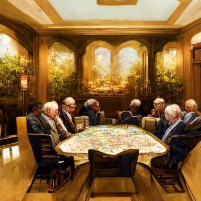 A Secretive Group Of Billionaires Gather To Plot How To Take Over The World episode artwork