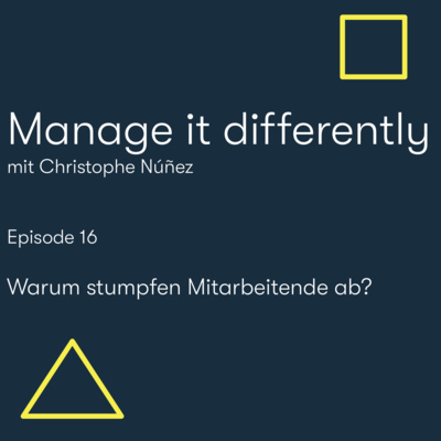 Manage it differently