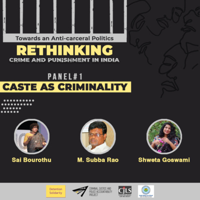 Caste As Criminality Caste As Criminality