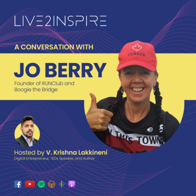 Live2Inspire S2E1: Jo Berry, Founder of Run Club & Boogie the Bridge 