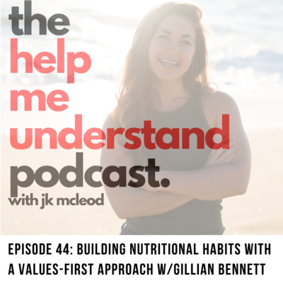 Episode 44 - Building Nutritional Habits With A Values-Based Approach w/Gilllian Bennett episode artwork