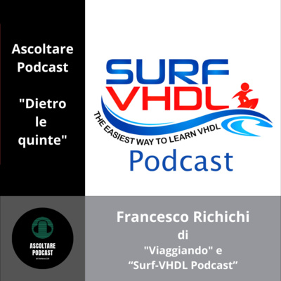 Visite guidate virtuali e corsi online con Francesco Richichi dei podcast "Viaggiando" e di “Surf-VHDL Podcast” (dietro le quinte di "Ascoltare Podcast")