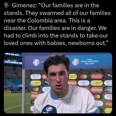 Why did Darwin Nunez and Uruguay teammates go into the stands and fight Colombia fans?
