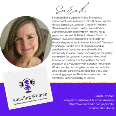 AmaZing Women- Sarah Stadler episode artwork