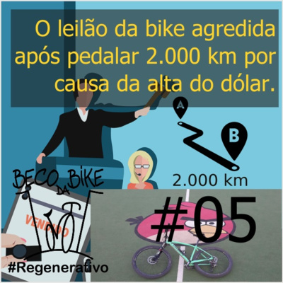 Regenerativo #5 - O leilão da bike agredida após pedalar 2000 km por causa da alta do dólar.