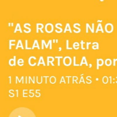 "AS ROSAS NÃO FALAM", Letra de CARTOLA, por Gilberto D'Alma 