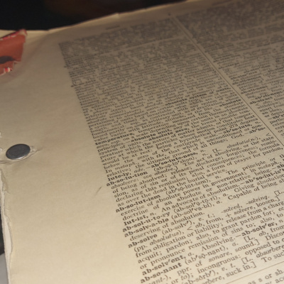 Abstinence - Etymology Series - The Old Dictionary