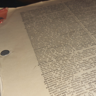 Abstriction - Etymology Series - The Old Dictionary