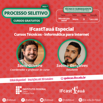 IFcastTauá Especial Cursos Técnicos - Informática para Internet