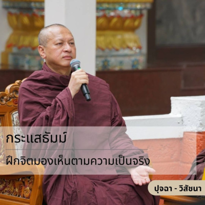กระแสธัมม์ [ปุจฉา วิสัชนา] - ฝึกจิตมองเห็นตามความเป็นจริง episode artwork
