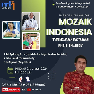 Pemberdayaan Masyarakat Melalui Pelatihan diselenggarakan oleh Perpustakaan Lantib Kanigoro