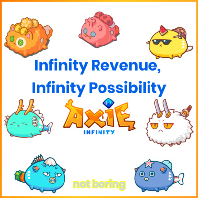 Axie Infinity: Infinity Revenue, Infinity Possibility.