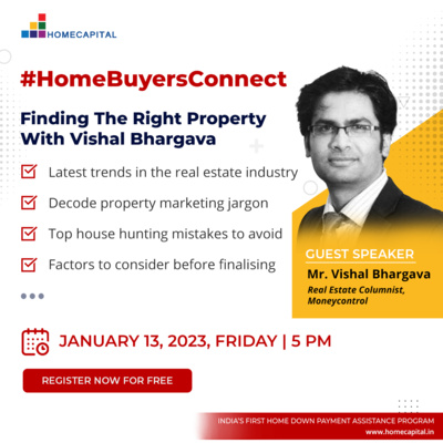 HomeBuyersConnect: Finding The Right Property With Mr. Vishal Bhargava, Real Estate Columnist, Moneycontrol