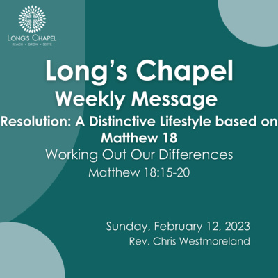 Resolution: Working Out Our Differences (Matthew 18:15-20)