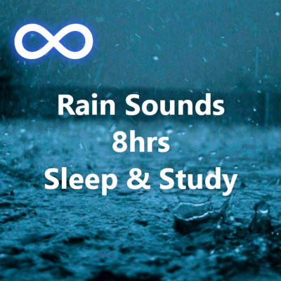 Rain Sounds Relaxing | Sleep & Study Sounds | White Noise (8hrs)