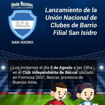 Cristian Areco: "Va a ser un día histórico para los clubes de barrio de San Isidro" episode artwork
