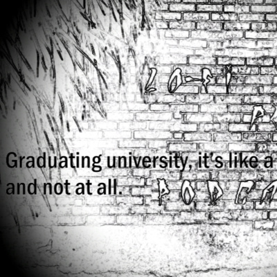 Graduating university, it’s like a party…and not at all episode artwork