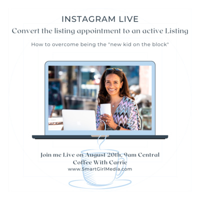 Convert the listing appointment to an active listing