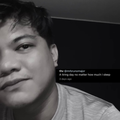 EP66: @thv @mrbrunomajor A tiring day no matter how much I sleep #BTS