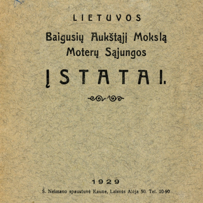 Ep. 2 - Radijo laida apie moterų, baigusių aukštąjį mokslą, sąjungą.