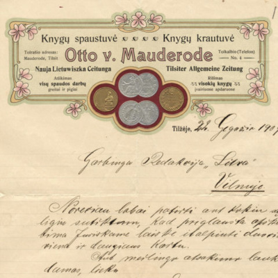 3.24 - Apie O. von Mauderodės spaustuvę
