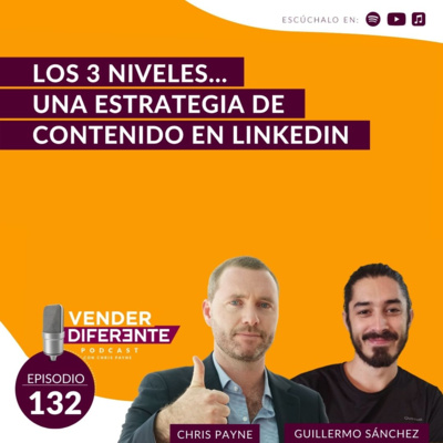 #132 - Los 3 niveles...una estrategia de contenido en LinkedIn con Guillermo Sanchez episode artwork