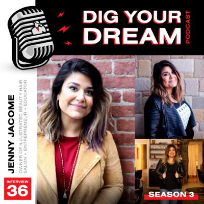 Digmi Discussions Interview #36 - Illustrated Beauty Hair Salon Owner Jenny Jacome