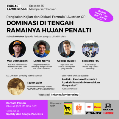EP. 55: Dominasi di tengah Ramainya Hujan Penalti (Review Austrian GP) episode artwork