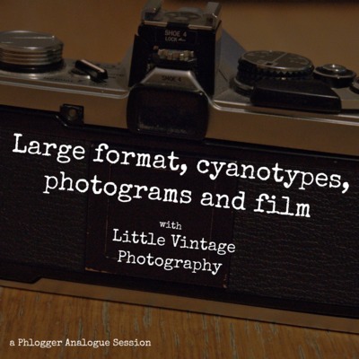 Large format, cyanotype, photograms and film (Episode 15) episode artwork